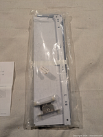 Bagged kit showing metal drawer sides and hardware