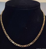 Necklace front view on display bust