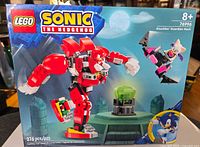 Front of sealed LEGO Sonic Knuckles' Guardian Mech box, 276 pieces, age 8+