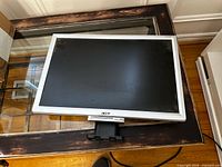 Front view of Acer AL2016W B monitor