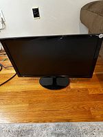 Front view of Samsung monitor powered off