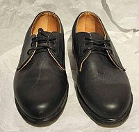 Top view of the pair showing overall condition, leather, and lacing