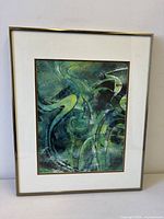 Full view of framed painting front