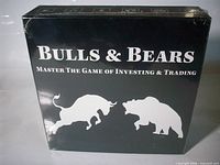 Front of sealed Bulls & Bears board game box