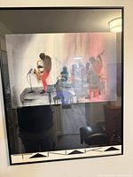 Full view of framed Tanaka print