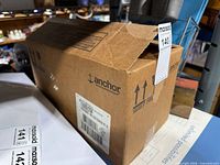 Closed shipping box with Anchor Hocking branding