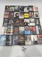 Front view grid of cassette covers