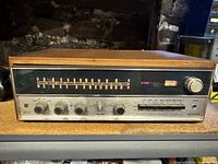 Front view showing dial scale and controls