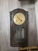 Front view closed showing complete exterior case and dial