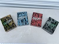 Front view of four shrinkwrapped DVD volumes