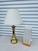 Both lamps side by side showing overall design and condition