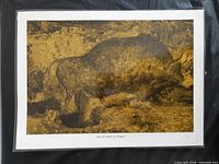 Full view of laminated print showing entire image and border