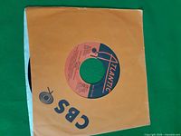 Front of CBS sleeve holding the Baby Love 45 single