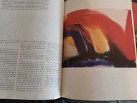 Open spread showing text and colour plate