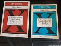 Front covers of both O’Reilly X Window System guides showing titles and condition
