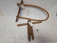 Both wooden items side by side for scale and completeness