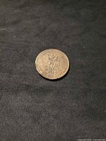 Obverse side with Mountain Avens design visible