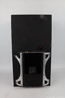 Full view of subwoofer box with JBL amplifier and terminal