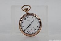 Front view showing dial, hands, and Bedford branding