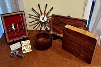 Group shot showing all six items together