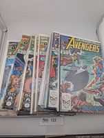 Stack of 18 bagged The Avengers comics