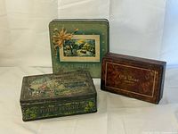 Group shot of three tins