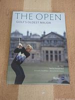 Front cover showing title, author, golfer photograph