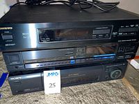 Front view of all three stacked components