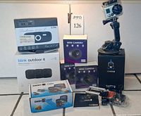 All items boxed and unboxed laid out together