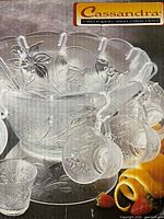 Retail box showing Cassandra 22 piece punch set design