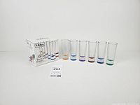 Full set of six glasses with box
