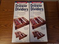 Two retail boxes of Dream Drawer 2" Drawer Dividers