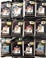 Front view of 12 sealed packs