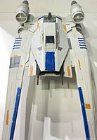 Top view of U-Wing Fighter showing full length, engine pods and colour markings