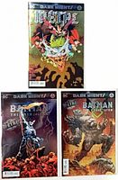 Group shot showing all three variant comics