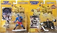 Both sealed 1998 Starting Lineup figures side-by-side