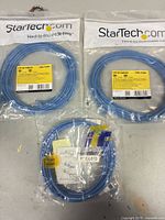 Front view of all three sealed cables