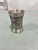 Side view with Swiss cross and landmark relief