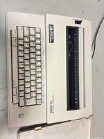 Top view of Smith Corona XL 2000 typewriter showing keyboard and body