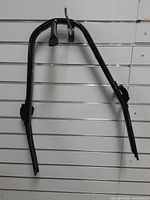 Full view of black tubular front bumper