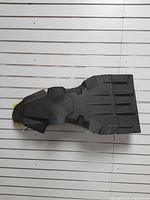 Top view of the black polyethylene skid plate showing overall shape and contour