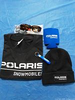 Group shot of all five Polaris branded items