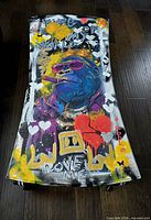 Top view showing full painted tabletop imagery