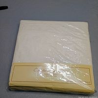Front view packaged twin flat sheet