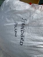 Bagged standard pillows labelled "STANDARD pillow"