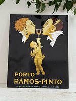 Full view of Porto Ramos-Pinto print on wood board