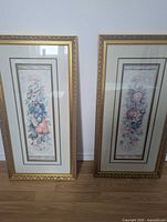 Both framed prints front view