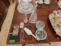 Overall lot on table showing all items