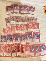 All 35 MetaZoo Seance holographic cards laid out in rows