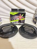 Retail box front showing Vitality Force 3PC Toning Set branding and window with green band